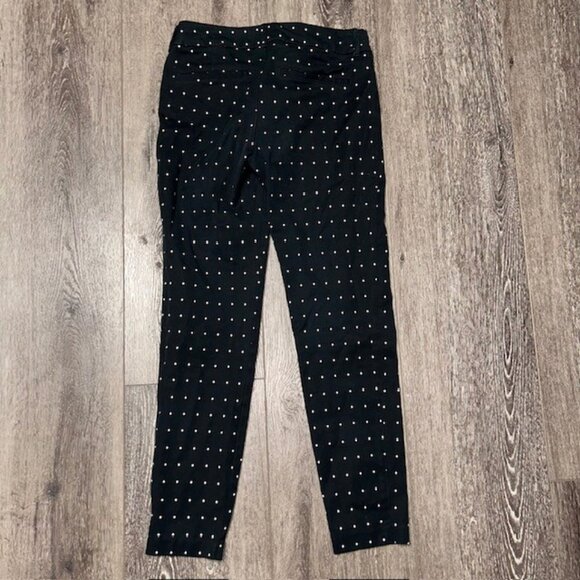 Old Navy Sz 2 Black Diamond Pixie Ankle Mid Rise Skinny Stretch Dress Pants - Picture 5 of 5